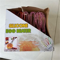 Box of 18 Silicone Egg Beaters