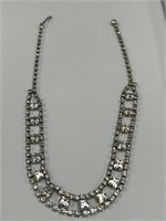 Rhinestone chocker style necklace