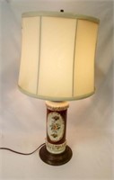 26" Tall Porcelain Body Metal Base Lamp -Powers