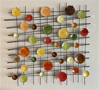 Midcentury Style Abstract Metal Sculpture