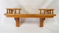 Wooden Bannister Looking Wall Hanging Shelf
