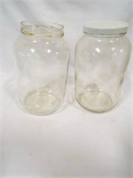 Clear One Gallon Jars 1 with Lid