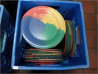 CAFETERIA STYLE DISHES LOT G.E.T.   NSF