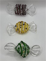 3 Acrylic Ornaments 5”