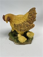 9” Poly Resin Chicken & Diddles