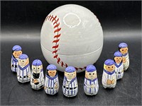 Hand Painted Baseball Nesting “Doll”