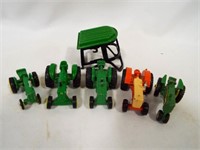 John Deere Green Tractors - Orange Case Tractor