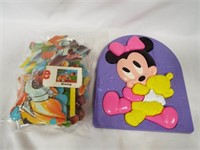Plastic Baby Minnie Puzzle & Donald Duck Puzzle