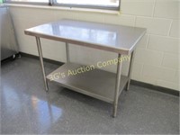 Stainless Table with Shelf - 3