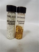 Tiny Jars from Breckenridge Colorado 24 Karat Gold