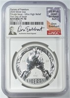 2020 FLAMES OF FREEDOM NGC REVERSE PF-70
