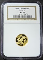 2008 CHINA GOLD PANDA 50 YUAN NGC MS-69