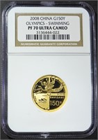 2008 CHINA GOLD 150 YUAN  NGC PF-70 UC