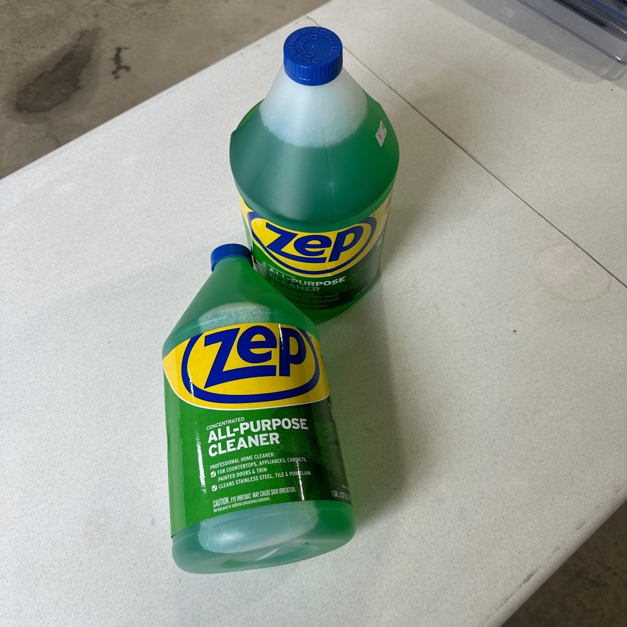 2 Gallons of Zep Concentrated All-Purpose Cleaner