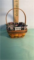 1997 Longaberger Easter basket, hard and soft