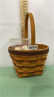 Longaberger 1995 Easter basket with hard and soft