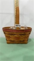 Longaberger, 1995 Easter basket with hard and