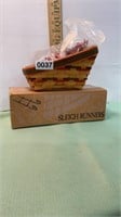 Longaberger, 1999 sleigh basket with runners,