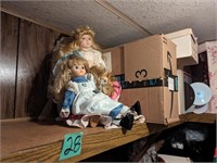 Top shelf doll assortment
