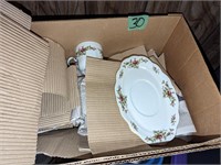 Full box of Painted china wear