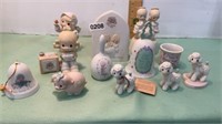 Precious moments figurines a lot of 12 including