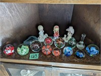 Glass Paper weight collection