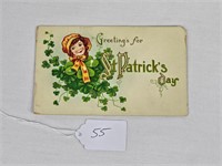1900's St. Patrick's Day Postcard Made in Saxony