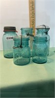 Five ball mason jars