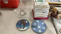 A lot of collector plates, Hummel, and more