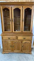 Oak China hutch