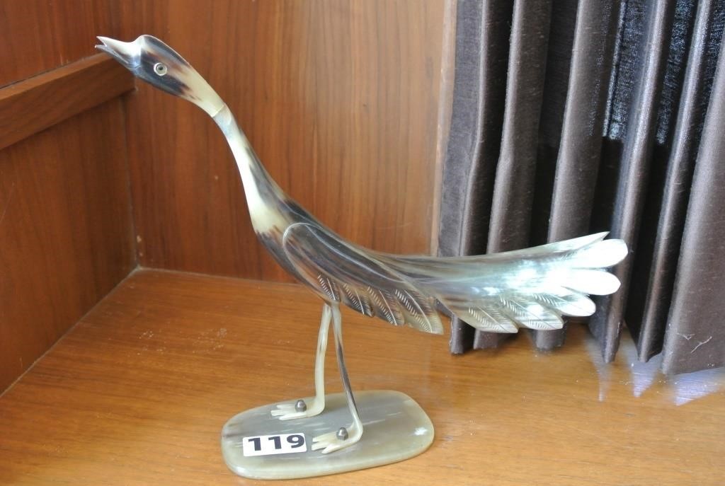 Carved Wading Bird