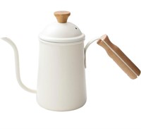 COFFEE KETTLE 304 STAINLESS STEEL WOODEN HANDLE