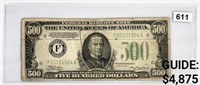 1934 A $500 Fed. Reserve Note