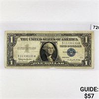 1957 B $1 Silver Silver Certificate LIGHTLY