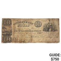 $10 Government of Texas Note