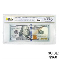2009-A $100 Star Fes Res Note PCGS GEM UNC