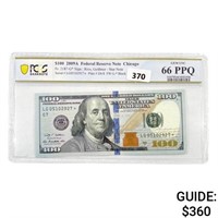 2009-A $100 Star Fes Res Note PCGS GEM UNC 66 PPQ