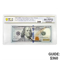 2009-A $100 Star Fes Res Note PCGS GEM UNC 66 PPQ