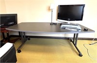 8' BOAT SHAPE CONFERENCE TABLE