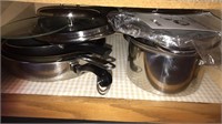 Frying pans, nuwave cookware set