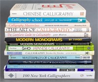 Collection of Calligraphy Themed Books, 15