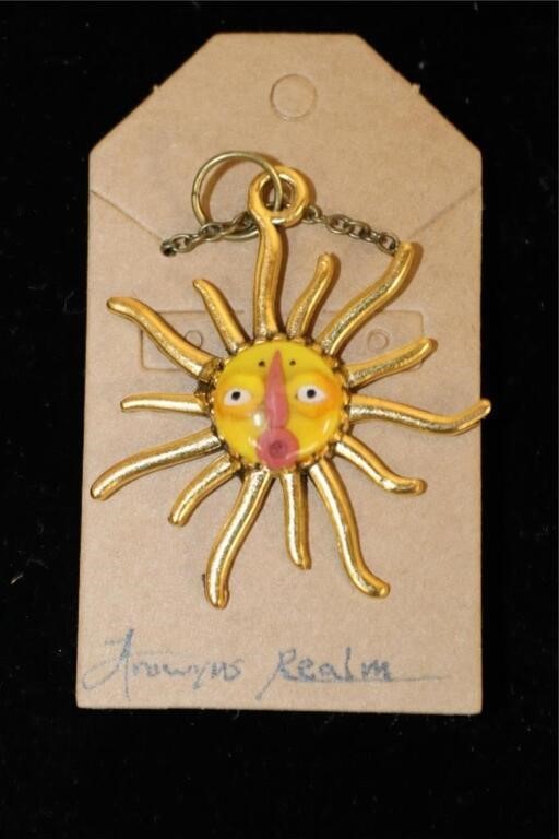 Sun Necklace #4 (Gold)