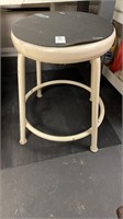 Small metal stool