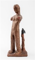 Louis Mendez Studio Art Pottery Figural Sculpture
