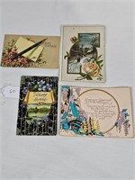 1900's Birthday Postcards great Color & Graphics