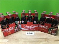 Old Glass Coca Cola Classic Commemorative Bottles
