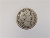 1915-D Silver Quarter