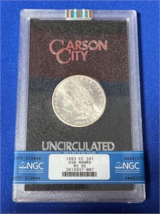 1883 CC S1$ Dollar MS 66