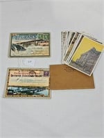 Vintage Postcard Sets/Books Davenport, KC, Spokane