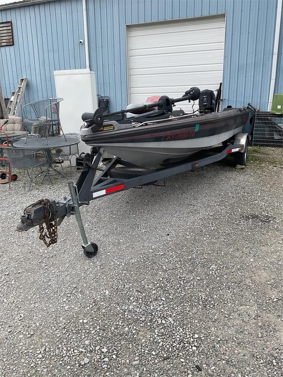 19, Nitro fishing boat and trailer ,no title